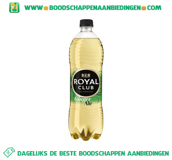 Royal Club Ginger ale aanbieding