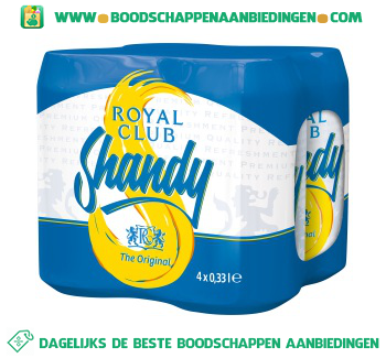 Royal Club Shandy 4-pak aanbieding