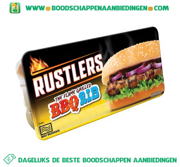 Rustlers BBQ rib aanbieding