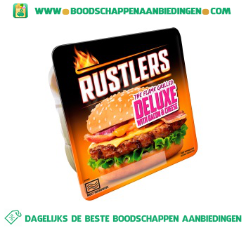 Rustlers Deluxe burger aanbieding