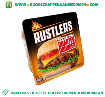 Rustlers Grilled quarter pounder aanbieding