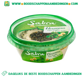 Sabra Houmous fijne kruiden aanbieding