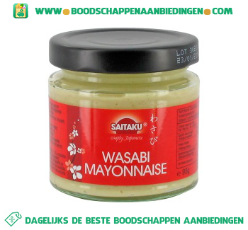 Saitaku Wasabi mayonaise aanbieding