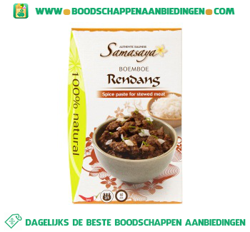 Boemboe rendang aanbieding