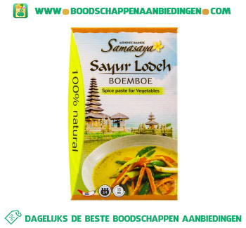 Boemboe sayur lodeh aanbieding