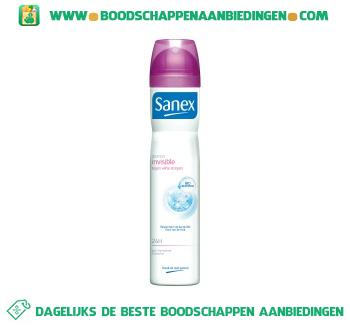 Sanex Deospray dermo invisible aanbieding