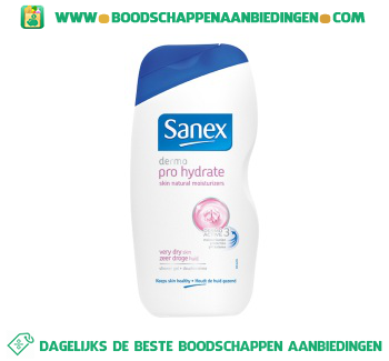 Sanex Douche pro hydrate aanbieding