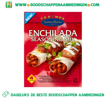 Santa Maria Enchilada seasoning mix aanbieding