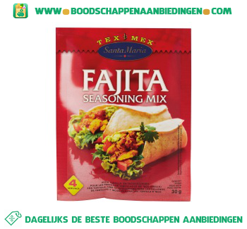 Fajita seasoning mix aanbieding