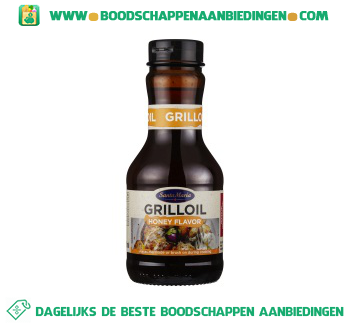 Grilloil honey aanbieding