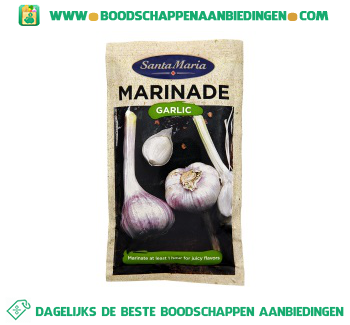 Santa Maria Marinade garlic aanbieding