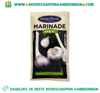 Marinade garlic aanbieding