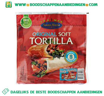 Santa Maria Original soft tortilla aanbieding