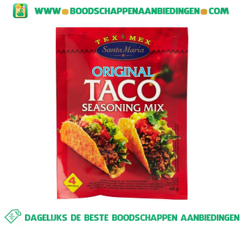 Santa Maria Original taco seasoning mix aanbieding