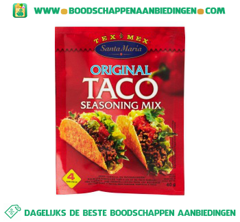 Original taco seasoning mix aanbieding