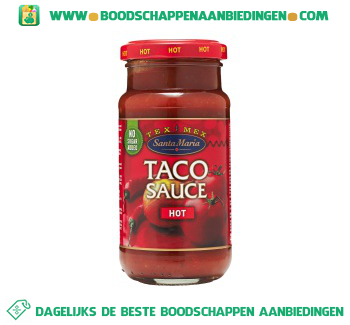 Santa Maria Taco sauce hot aanbieding