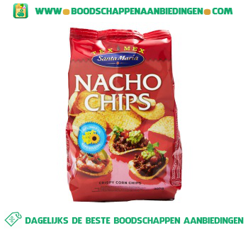 Santa Maria Tortilla chips nacho aanbieding