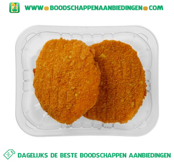 Sate schnitzels 2 stuks aanbieding