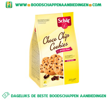 Schär Choco chip cookies aanbieding