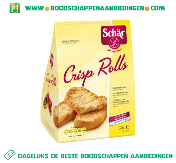 Schär Crisp rolls aanbieding