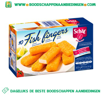 Fishfingers glutenvrij aanbieding