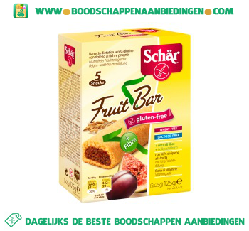 Schär Fruit bar glutenvrij aanbieding