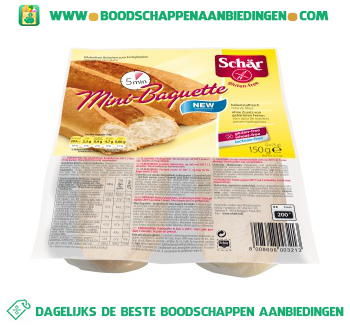 Schär Mini baguette glutenvrij aanbieding