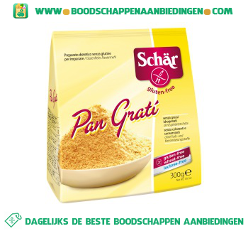 Schär Paneermeel glutenvrij aanbieding