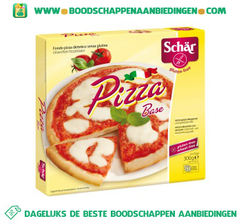 Schär Pizzabodem glutenvrij aanbieding