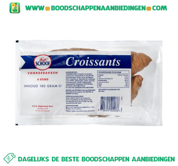 Schoof Croissants aanbieding