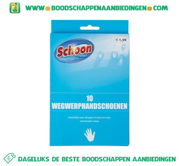 Schoon Wegwerphandschoenen aanbieding