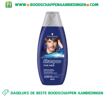 Schwarzkopf Shampoo for men aanbieding