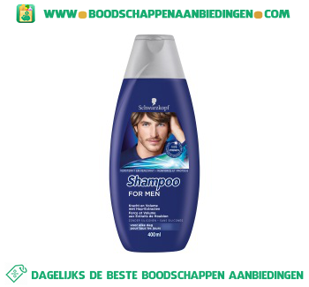 Shampoo for men aanbieding