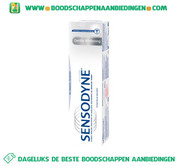Sensodyne Tandpasta gentle whitening met fluoride aanbieding