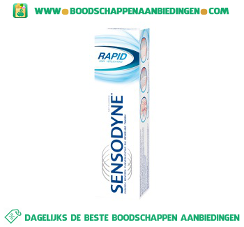 Sensodyne Tandpasta rapid met fuoride aanbieding