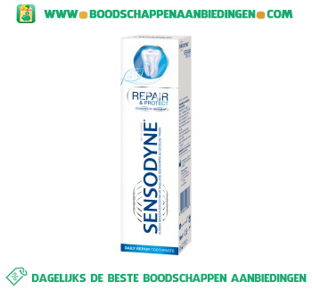 Sensodyne Tandpasta repair & protect met fluoride aanbieding