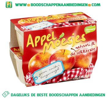 Appelmoesjes geen suiker toegevoegd aanbieding