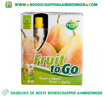 Servero Fruit to go appel & peer aanbieding