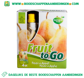 Fruit to go appel & peer aanbieding