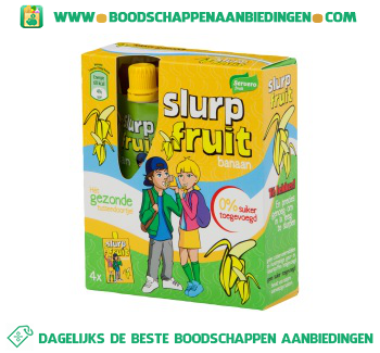 Servero Slurpfruit banaan aanbieding