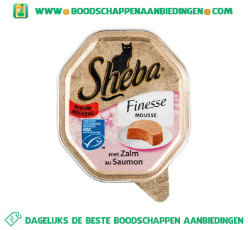 Sheba Finesse zalm aanbieding