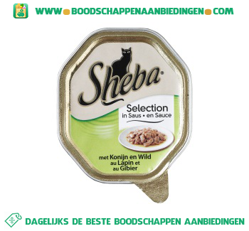 Sheba Pate konijn wild aanbieding