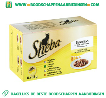 Sheba Selection saus 8-pak aanbieding