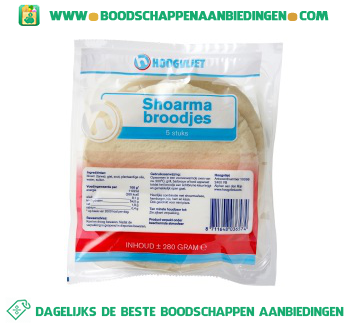 Shoarma broodjes aanbieding