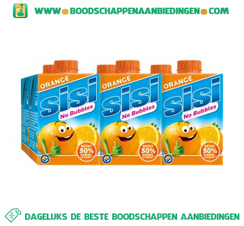 Sisi No bubbles orange 6-pak aanbieding