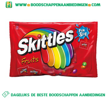 Skittles Fruit uitdeelzak aanbieding