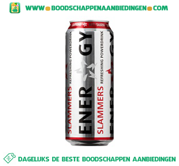 Energy drink aanbieding