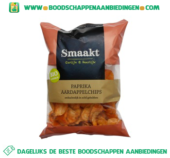 Smaakt Aardappelchips paprika aanbieding