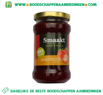 Smaakt Aardbeien jam aanbieding