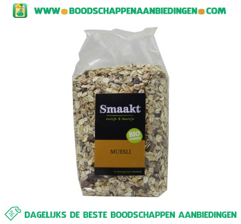 Smaakt Muesli aanbieding